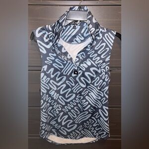 Bad Birdie Blue and Gray Button Down Shirt